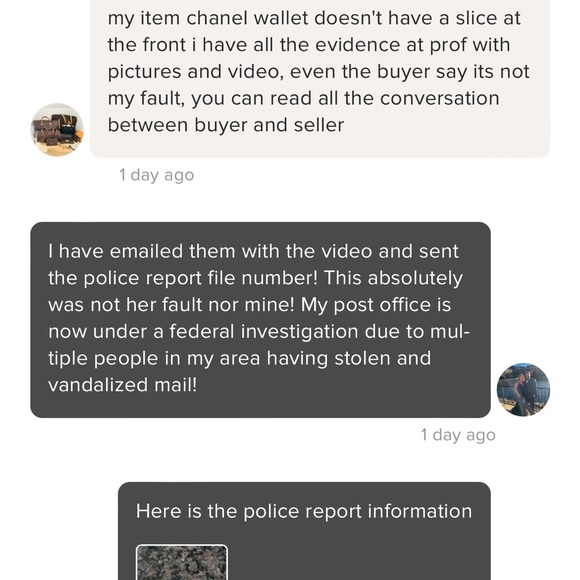 Evidence/threats from seller - Picture 2 of 8